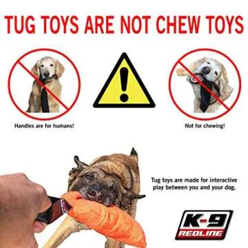 Bundle of 3 French Linen Pocket Tug Toys - Interactive Dog Toys by Redline K9