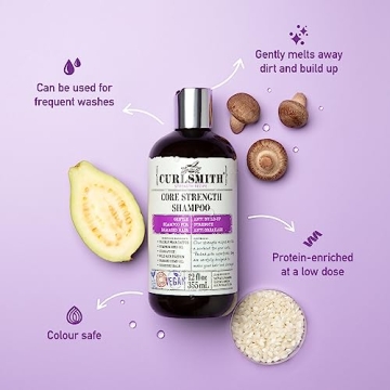Curlsmith Core Strength Shampoo - Protein Rich for Curly Hair