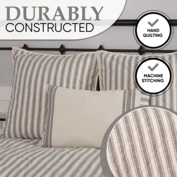 Luxurious King Quilt for Rustic Farmhouse Style