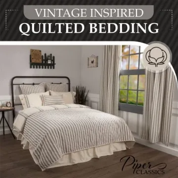 Luxurious King Quilt for Rustic Farmhouse Style
