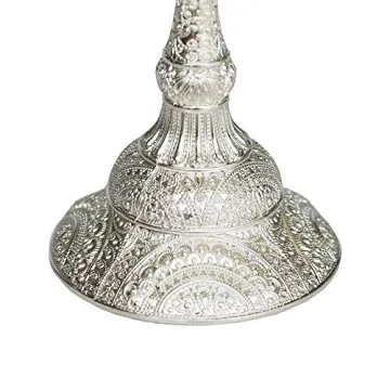 Exquisite Silver Shabbat Candle Holders for Elegant Occasions