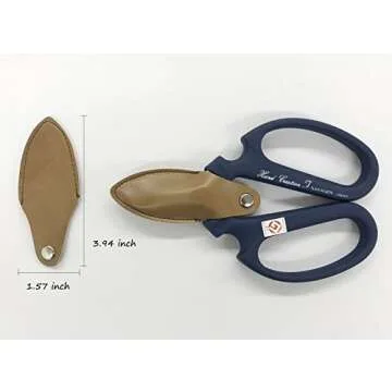 Sakagen Flower Scissors Hand Creation F-170 (Blue, 170mm)