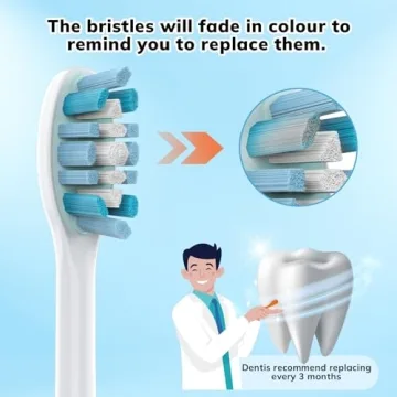 Affordable 10 Pack Sonicare Compatible Toothbrush Heads