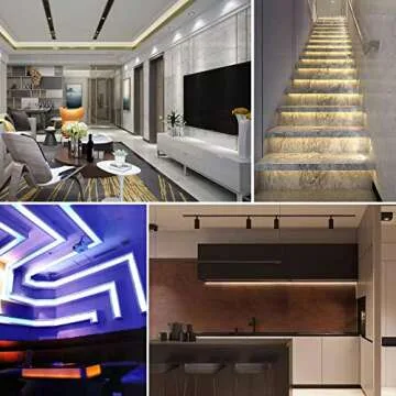 MDee USB COB Tape Light - Bright & Flexible LED Strip 1.64ft