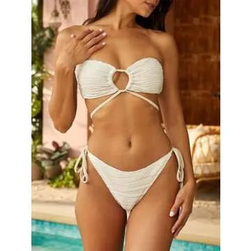 Stylish ZAFUL Bandeau Bikini Set for Summer Fun