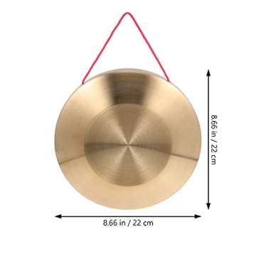Vaguelly Copper Gong: Traditional 22CM Percussion Instrument