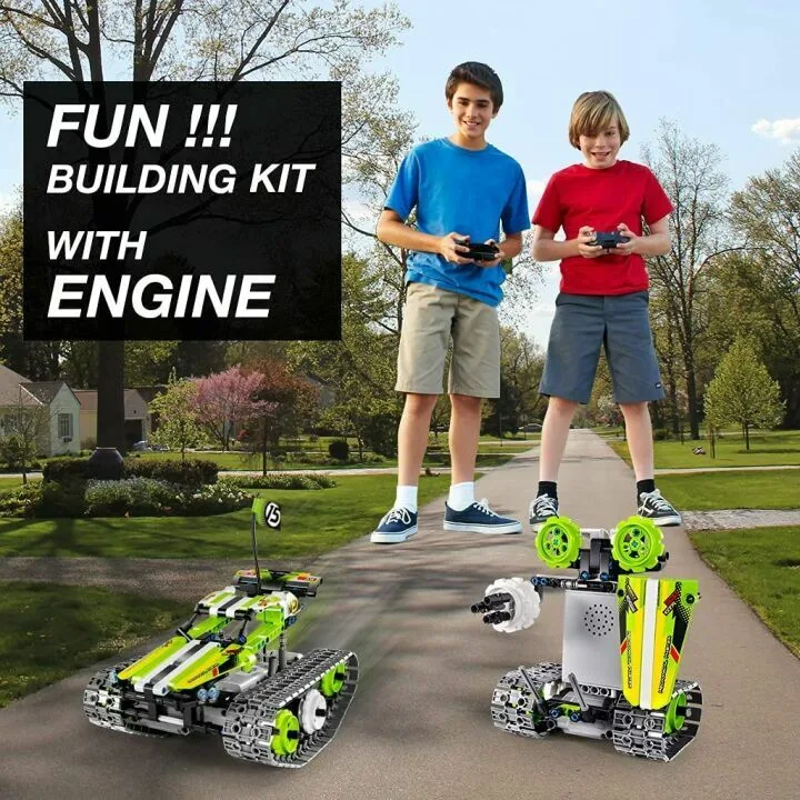 BIRANCO Remote Control Car Building Set for Kids