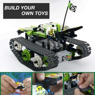 BIRANCO Remote Control Car Building Set for Kids