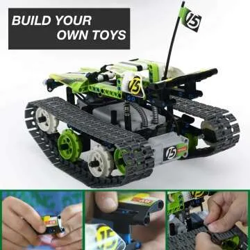 BIRANCO Remote Control Car Building Set for Kids