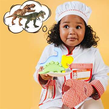 Cute Dinosaur Silicone Baking Molds for Fun Desserts