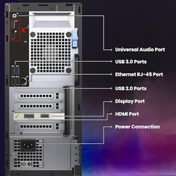 Dell Gaming PC - i7, GTX 1050 Ti, 16GB, RGB, Renewed