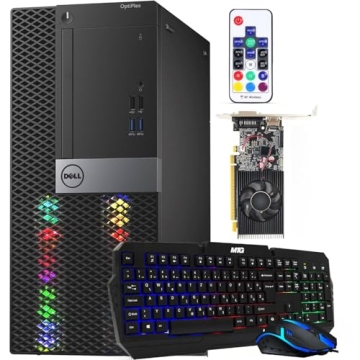 Dell Gaming PC - i7, GTX 1050 Ti, 16GB, RGB, Renewed