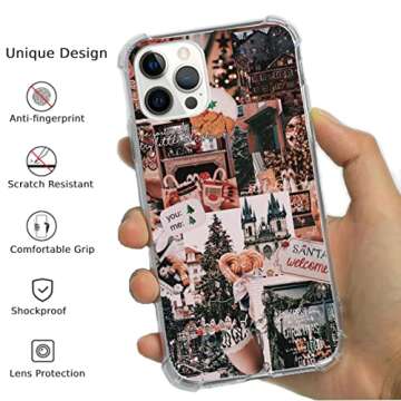 Mofreore iPhone 12 Pro Max Case, Trendy Cute Cool Case for iPhone 12 Pro Max, Slim Fit TPU Bumper Protective Cover Case