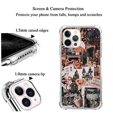 Mofreore iPhone 12 Pro Max Case, Trendy Cute Cool Case for iPhone 12 Pro Max, Slim Fit TPU Bumper Protective Cover Case