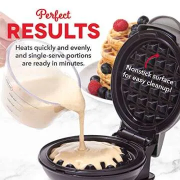 DASH Mini Waffle Maker for Versatile & Quick Snacks