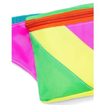 sissycos 80s Neon Fanny Pack for Unisex Style