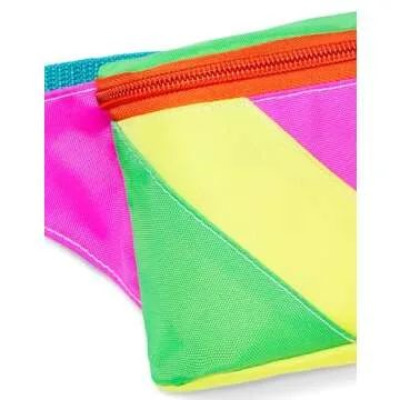 sissycos 80s Neon Fanny Pack for Unisex Style