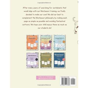 Montessori Language Workbook Word Families: CVC Words, Phonics, Reading Activities, Preschool, Kinde...