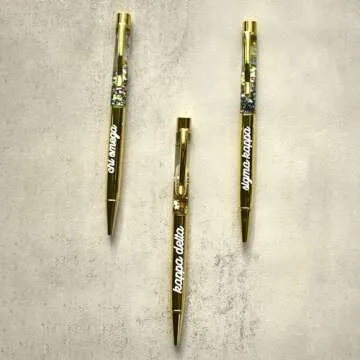Zeta Tau Alpha Sorority Glitter Pen Set for Stylish Writing