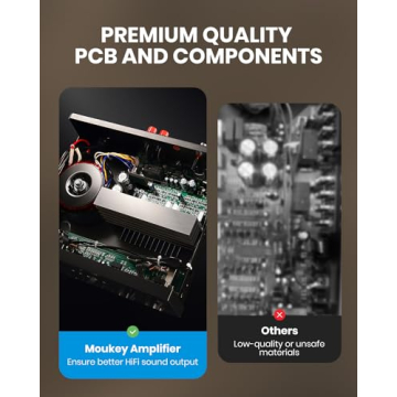 Moukey 400W Bluetooth Home Audio Amplifier System