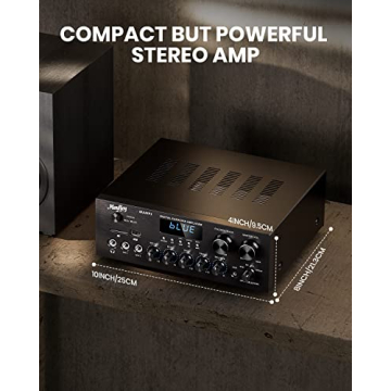 Moukey 400W Bluetooth Home Audio Amplifier System