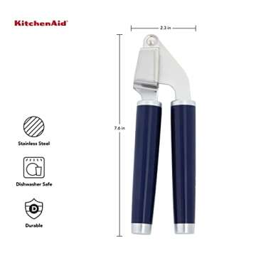 KitchenAid Classic Garlic Press, Effortless Garlic Mincing
