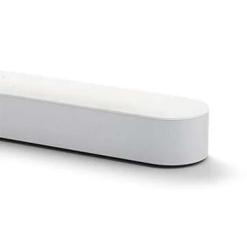All-new Sonos Beam – Compact Smart TV Soundbar with Amazon Alexa voice control built-in. Wireless home theater and streaming music in any room. (White)