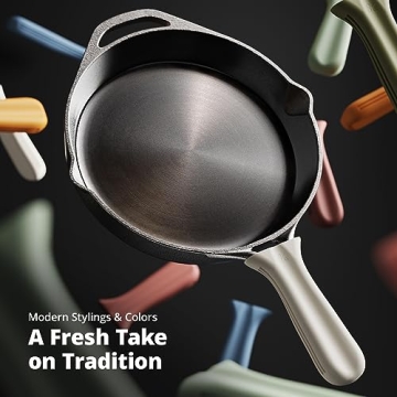 Greater Goods 10-Inch Cast Iron Skillet for Every Recipe