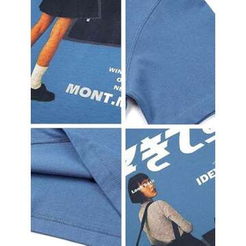 Vamtac Oversized Graphic Tees Men Tshirts Shirt for Men Vintage Shirts for Men Mens Graphic T-Shirts Vintage Tees for Men