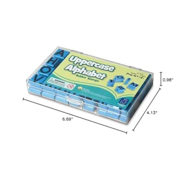 Educational Insights Alphabet Rubber Stamps for Kids' Fun