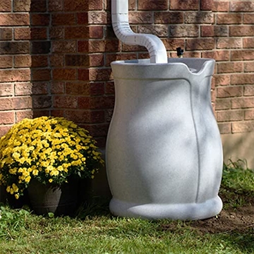 Eco-Friendly FCMP Outdoor 45-Gallon Rain Barrel - Durable Design