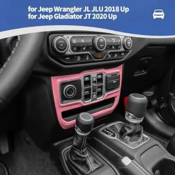 Stylish RT-TCZ Pink Trim for Jeep JL & Gladiator 2018-2024