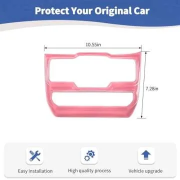 Stylish RT-TCZ Pink Trim for Jeep JL & Gladiator 2018-2024