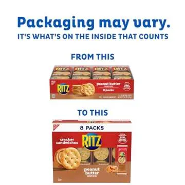 RITZ Peanut Butter Sandwich Crackers 48 Snack Packs