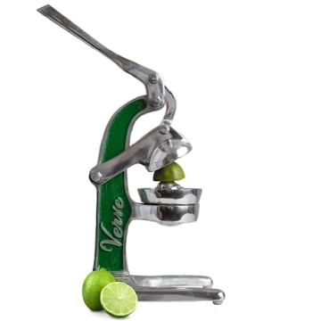 Artisan Crafted Cast Aluminum Professional Grade Manual Juicer for Fresh Squeezed Juices by Verve CU...