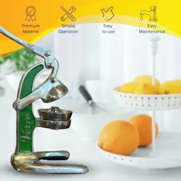 Artisan Cast Aluminum Manual Juicer for Fresh Citrus Drinks