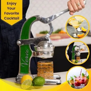 Artisan Cast Aluminum Manual Juicer for Fresh Citrus Drinks