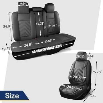 Stylish & Functional HChengkikz Car Seat Covers Set