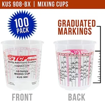 Custom Paint Mixing Cups w/ Lids – 10oz Case of 100