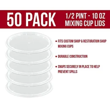 Custom Paint Mixing Cups w/ Lids – 10oz Case of 100
