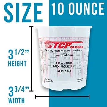 Custom Paint Mixing Cups w/ Lids – 10oz Case of 100