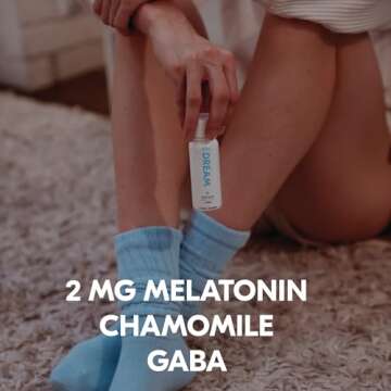 Tru Dream Shot, Cherry Berry Flavored Deep Sleep Aid Shots - Zero Sugar Calm Sleep Drink plus Melatonin, GABA, Chamomile - Caffeine Free, GF, Keto, Natural Flavors, Vegan Supplement, 2oz (Pack of 24)