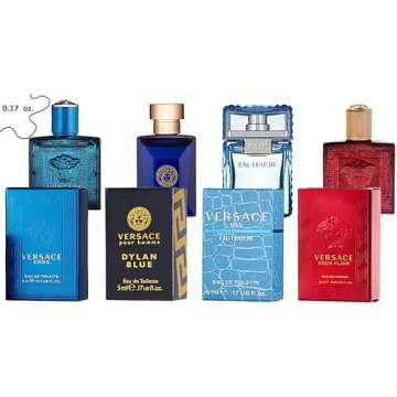 Versace 4 Piece Mini Gift Set for Men