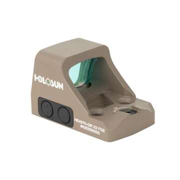 Holosun HE407K-GR-X2-FDE 6MOA Green Dot-Only Open Reflex Sight w/Shake Awake