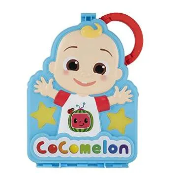 CoComelon Carry Along Figure Case - Includes 2 Articulated Figures, JJ and Cody - Play On The Go - The Perfect Travel Gift - Toys for Kids, Toddlers, and Preschoolers