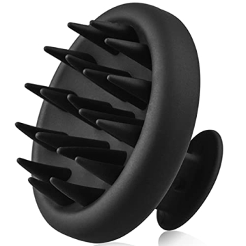 BEAUTLOHAS Silicone Scalp Massager Shampoo Brush - Gentle, Effective, All Hair Types
