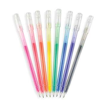 Ooly Glitter Gel Pens Set - Vibrant Art Supplies for All