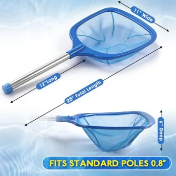 FEED GARDEN Hot Tub Pool Skimmer - Ultra-Fine Mesh