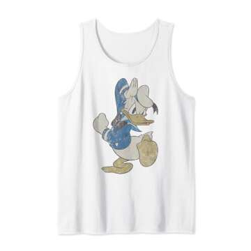 Disney Vintage Donald Duck Tank Top - Nostalgic Design & Comfort