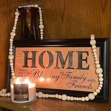 Wood Bead Garland for Farmhouse Decor and More